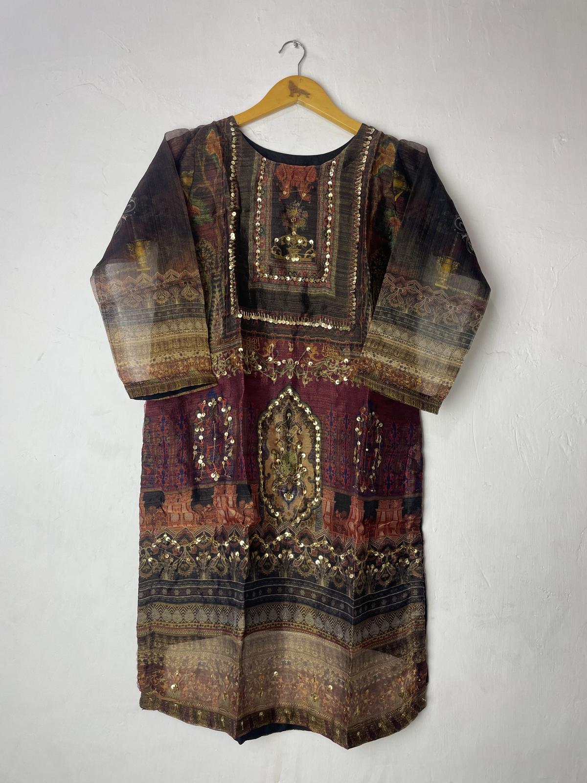 Noor Ul Ain Collection – Premium Mysuri Designer Kurta - Image 3